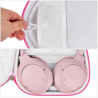 PAIYULE Headphone Case for Sony WH-CH720N 520, for JBL Tune 720BT, Bright Pink - color: Bright Pink