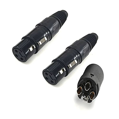 WJSTN XLR to 6.35mm 1/4 TRS Cable, 6.35mm Dual Channel to 3-pin XLR （Female）, XLR to 1/4 TRS 6.35mm Audio Cable (3FT) - size: 3feet