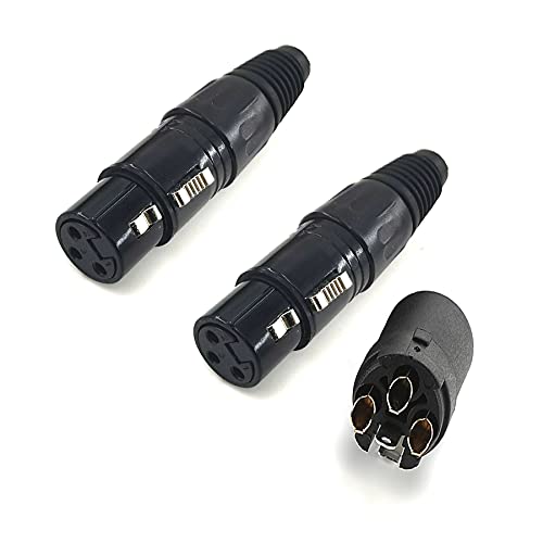 XLR to 1/4 TRS Stereo Adapter, 6.35mm Dual Channel to 3-Pin XLR (Female), Balanced Microphone Audio Converter Cable, 6FT - size: 6feet