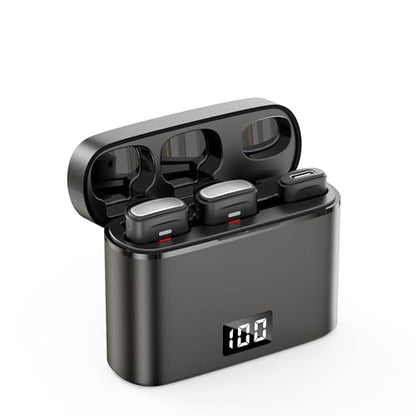 NPTCL Wireless Lavalier Mini Microphone for iPhone Video Recording