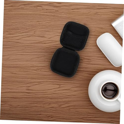 Black EVA Earphone Case Pouch, Hard Shell Mini Storage Box