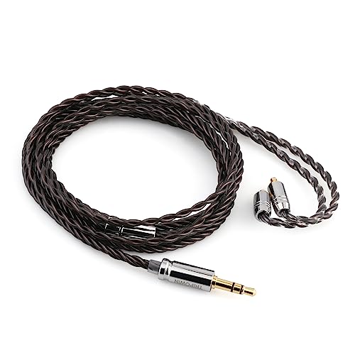 Linsoul Tripowin Mirage IEM Cable,30AWG OCC 4N HiFi IEM Upgrade Replacement Cable, with 3.5mm Audio Jack for in-Ear Monitor Audiophile Musician(MMCX) - size: MMCX