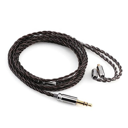 Linsoul Tripowin Mirage IEM Cable,30AWG OCC 4N HiFi IEM Upgrade Replacement Cable, with 3.5mm Audio Jack for in-Ear Monitor Audiophile Musician(MMCX) - size: MMCX