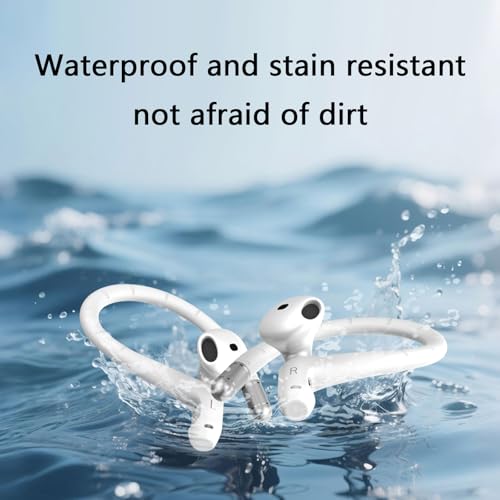 Ergonomic None Silicone Ear Enhancers Customized Shape Suitable for 4/3 Modern Earbuds Secure Exercise Ear Hooks Sports - color: Black