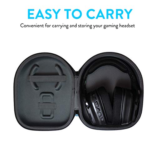TUDIA EVA Gaming Headset Case Compatible with Corsair Void RGB Headset Logitech G933, G930, G230, G430, G35, Hard Travel Shockproof Storage Case for Wireless Gaming Headset [CASE ONLY]