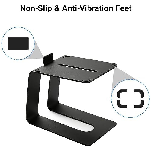 Desktop Stand Studio Metal Holder Bookshelf Elevates Your AudioExperience Small and Aluminum Desktop for Desk