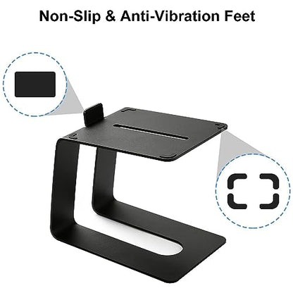 Desktop Stand Studio Metal Holder Bookshelf Elevates Your AudioExperience Small and Aluminum Desktop for Desk