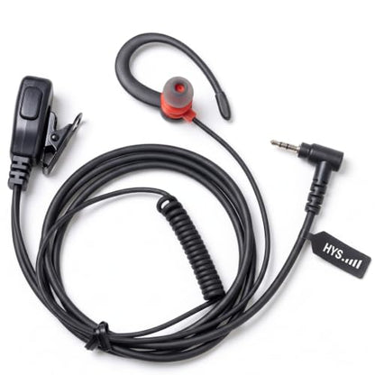 HYS Walkie Talkie Earpiece/Headset for Cobra 2.5mm RX380 Microtalk Radio | G Shape Earpiece with Mic PTT for Cobra 1 Pin CXT195 CX112 ACXT1035 ACXT145 ACXT545 PX655 RX385 RX685 FRS Two Way Radio - size: 2pcs-right-angle 2.5mm plugs