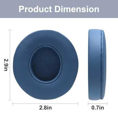 Replacement Ear Pads for Beats Solo 4 On-Ear Headphones, Pearl Powder | Includes Pry Bar Tool, Soft Protein Leather & Memory Foam Cushions