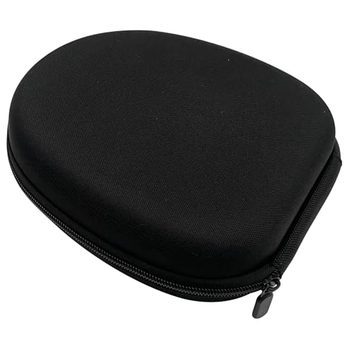 Headphone Case, Black Headset Hard Shell Case, Universal Headphone Storage Protective Bag Suitable for Multiple Models of Headphones