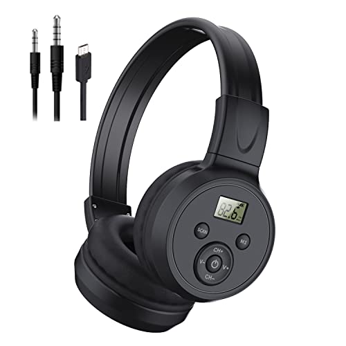 F4 Portable FM Radio Headphones Rechargeable - style: Rechargeable