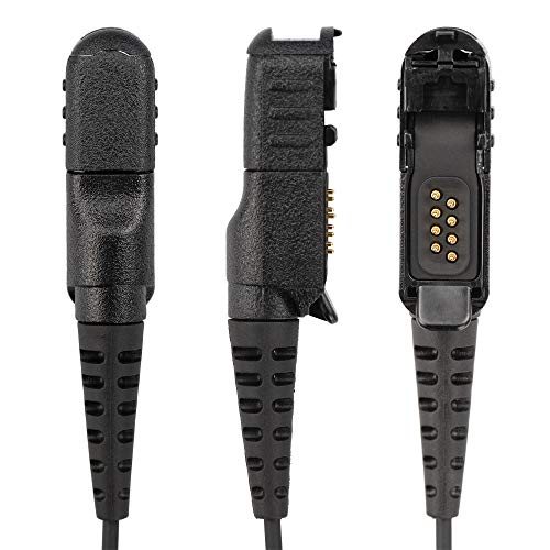 BCT22-AX 2-Wire Surveillance Acoustic Tube Earpiece with PTT Mic Compatible with Motorola Radio R5 XPR 3300e XPR3500 XPR3300 XPR3300e XPR3500e XPR3300 XPR3500 - size: 1 Piece