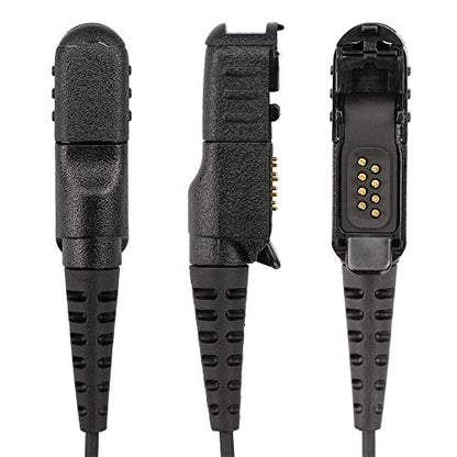 BCT22-AX 2-Wire Surveillance Acoustic Tube Earpiece with PTT Mic Compatible with Motorola Radio R5 XPR 3300e XPR3500 XPR3300 XPR3300e XPR3500e XPR3300 XPR3500 - size: 1 Piece