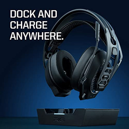 RIG 800 PRO HS Wireless Gaming Headset and Multi-Function Base Station for Playstation PS4, PS5, PC, USB - 24 Hour Battery (Renewed)