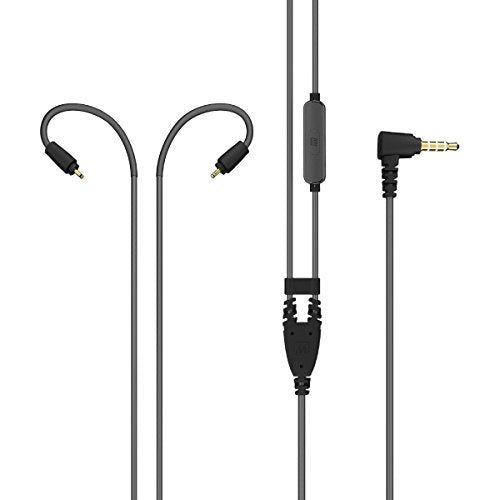 MEE audio MX PRO Series and M6 PRO Replacement Headset Cable with In-line Microphone and Remote (Black) - color: Black, size: 51 inches, style: Headset Cable