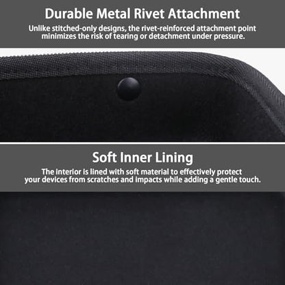 co2CREA Hard Case for Sony ULT Field 3 Wireless Bluetooth Speaker, Black | Portable Travel Bag Replacement with Detachable Shoulder Strap and Handle, Shockproof EVA Shell and Soft Lining - color: Black Case, style: Case for Sony ULT Field 3