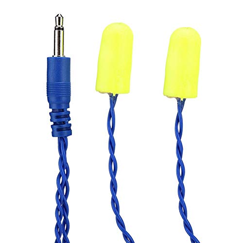 Auto Racing Mini Noise Reduction Foam Earbuds Mono Racing Speakers 1/8" Plug Safety Foam Earbuds Headphones for Hearing Noise Isolation
