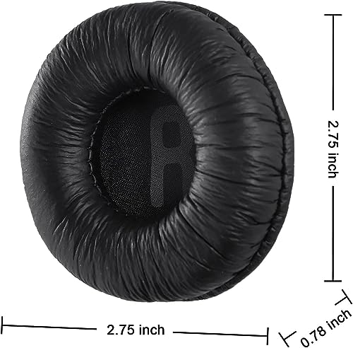 Earpads Cushions and Headband Pad Replacement for JBL T450 BT, T500 BT, Tune 600, 510BT, JR300 Headset, Comfortable Softer Leather Memory Foam Noise Isolation Ear Cups Cover, Black
