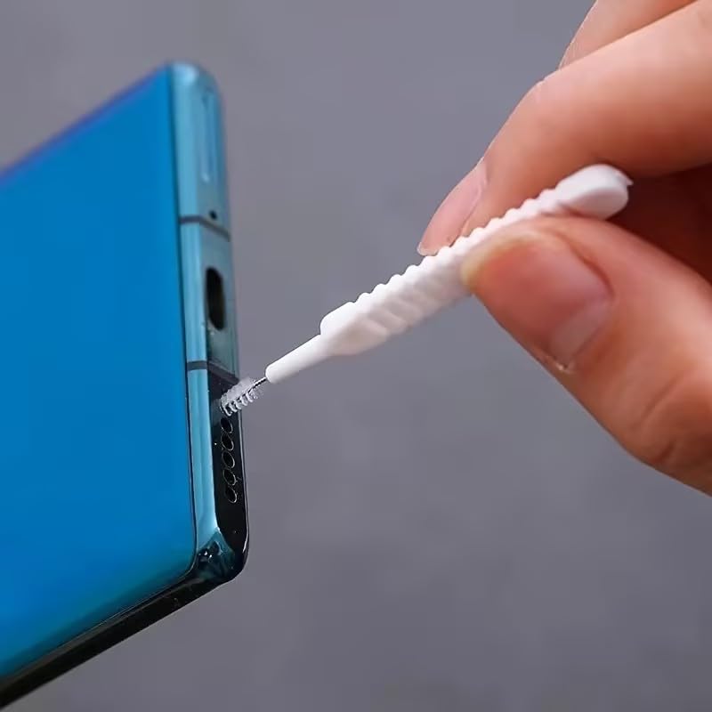 13 Pcs Phone Port Cleaning Tool Set, Portable Port Cleaner Tool | Soft Brush Foam Swabs Cleaner Kit,Universal Cleaning Supplies for Mobile Phone Tablet Headset Household Business Trip Use