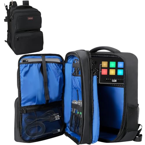 Audio Mixer Travel Case Bag Compatible with RODECaster Pro/Pro II/RC Duo