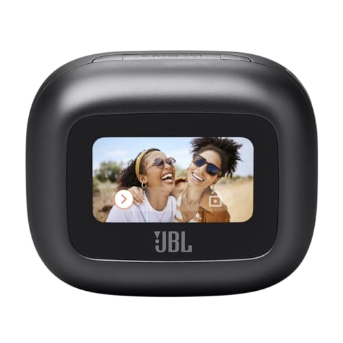 JBL Live Beam 3 - True Wireless Noise-Cancelling Stick-Closed Earbuds, 48Hrs Total Playback, Wireless Charging, 6 Mics for Perfect Calls, Multi-Point Connection, IP55 Waterproof and dustproof (Black) - color: Black