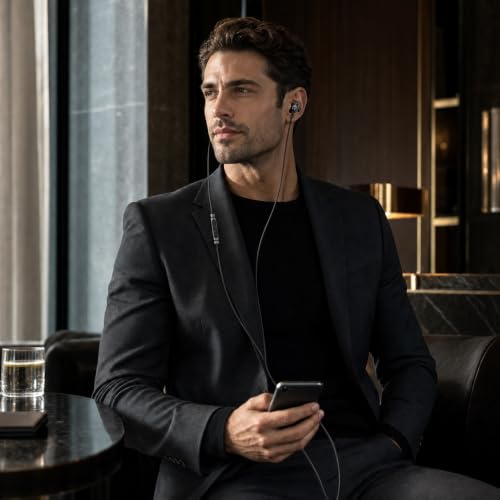 Betron BS10 Earphones Wired Earbud Headphones with Microphone, Black | with Volume Control, In-Ear, Plug in, 12mm Drivers, Deep Bass, Noise Isolating, Ergonomic Design, 3.5mm