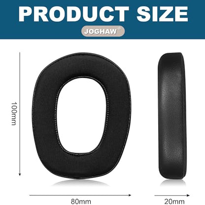 Replacement Ear Pads for Logitech G435 - Ice Silk Fabric Earpads with Cooling Gel Memory Foam - Breathable Ice Sensation Ear Cushions for Gaming Headphones - Black