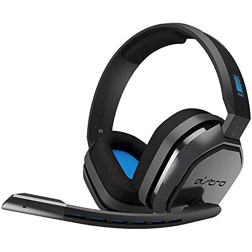 ASTRO Gaming A10 Wired Gaming Headset, Lightweight and Damage Resistant, ASTRO, 3.5 mm Audio Jack, for Xbox Series X|S, Xbox One, PS5, PS4, Nintendo Switch, PC, Mac- Black/Blue | Lightweight, Damage Resistant, ASTRO Audio, Dolby ATMOS, 3.5mm Jack, for Xbo
