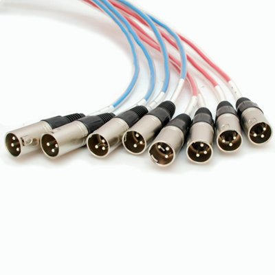 Seismic Audio - SASH-8x35 - 8 Channel XLR Send Sub Snake Cable - 35 Feet - size: 35 Feet - 8 Channel