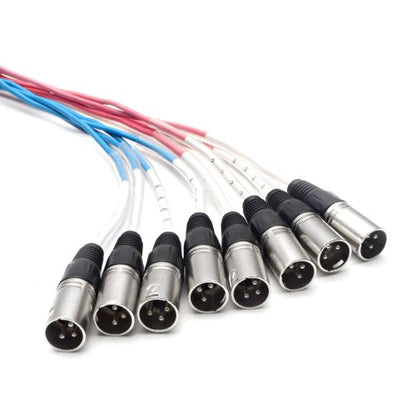 Seismic Audio - SASH-8x35 - 8 Channel XLR Send Sub Snake Cable - 35 Feet - size: 35 Feet - 8 Channel