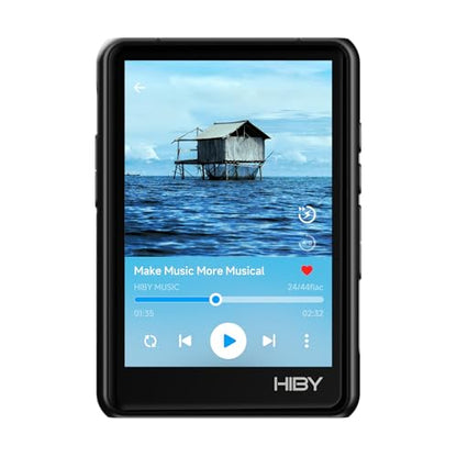 HiBy Music R3 Pro II Hi-Res Audio Player, Dual CS43198 DAC, 4×OPA1622 Amps, DSD256 MQA 8X, Bluetooth 5.1 WiFi Streaming, 3.5mm & 4.4mm Output, Touch Screen, 2TB Expansion - color: Black