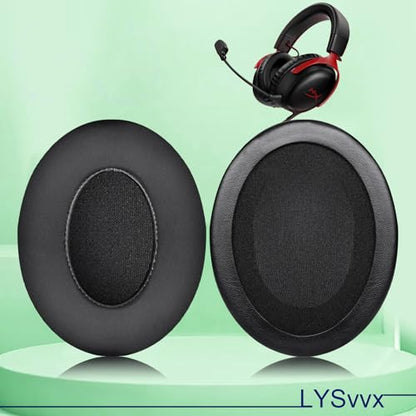 Cloud 2 Earpads - Cooling Gel Cloud Alpha Ear Cushions Pads, Replacement for HyperX Cloud II/III/Alpha/Core/Stinger/Flight/X/Mix Headsets (Black)