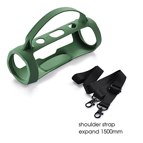 Silicone Case Cover Compatible with JBL Charge Essential 2 Speaker,Compatible with JBL Charge 4 Speaker (Green) - color: Green