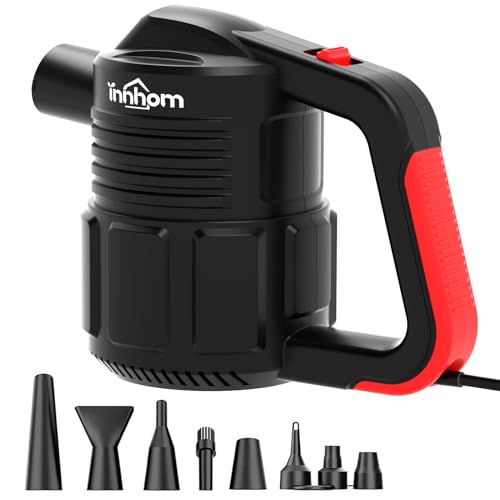 innhom 600W Electric Air Duster for Computers Air Duster for Keyboard Cleaner 42CFM Air Duster Compressed Air for PC Laptop Blinds Printer Dust Crumbs Replaces Compressed Air Can