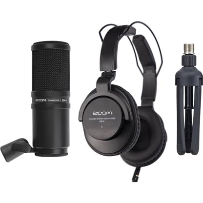 Rode RODECaster Pro II Integrated Audio Production Studio (White) Bundled with (2) Podcast Mic Packs + 128GB Micro-SD Card + Cleaning Cloth (4 Items)