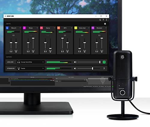 Elgato Wave:3 USB Condenser Microphone for Streaming - color: Black