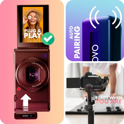 Movo Mini-Duo Wireless Microphones for Cameras, Wireless Camera Mini Mic - 3.5mm Lapel Microhone for Sony, Canon, and Nikon DSLR - 2.4Ghz Transmitter - style: 2 Transmitters