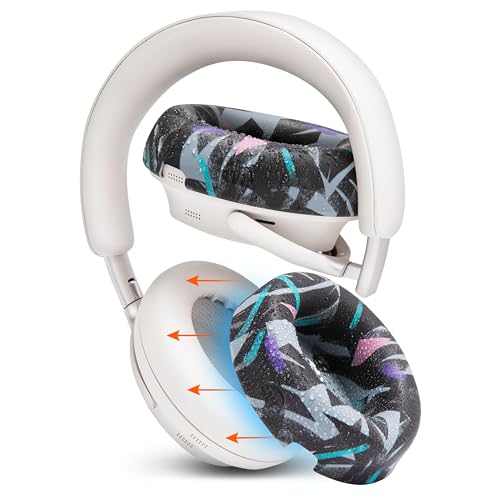 WC SweatZ QC Ultra - Patented Covers for Bose QuietComfort Ultra Gen 1 & 2 | Made by Wicked Cushions | Made with Premium Silicone, Sweatproof & Washable | 90's Black - color: 90's Black