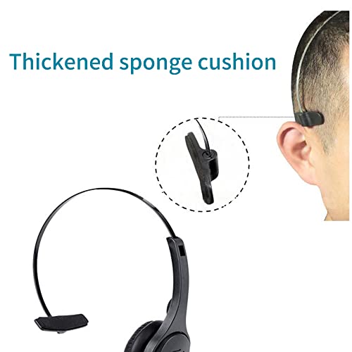 Dioche USB Headset, Call Center Headset with 300 Degrees Rotatable Noise Cancelling Microphone