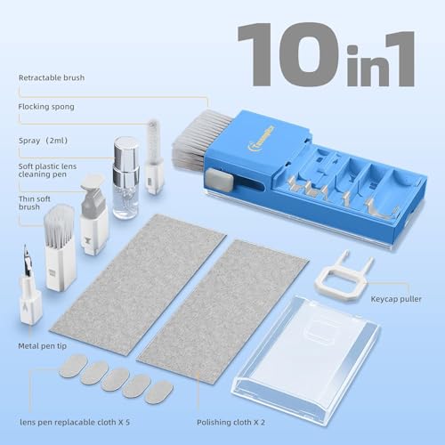 Keyboard Cleaner & Laptop Cleaning Kit for Computer Screen, SkyBlue - color: Sky Blue