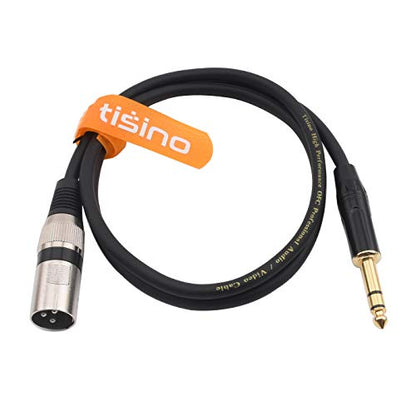 1/4 Inch TRS to XLR Male Balanced Signal Interconnect Cable Quarter inch to XLR Patch Cable - 3.3 Feet - size: 3 feet