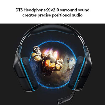 Logitech G432 Wired Gaming Headset - Black