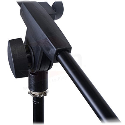 GRIFFIN 5 Pack Mic Boom Stands with Telescoping Arms & Microphone Clips (StageLOCK Series) – Adjustable Tripod Mounts for Studio, DJ, Karaoke Use