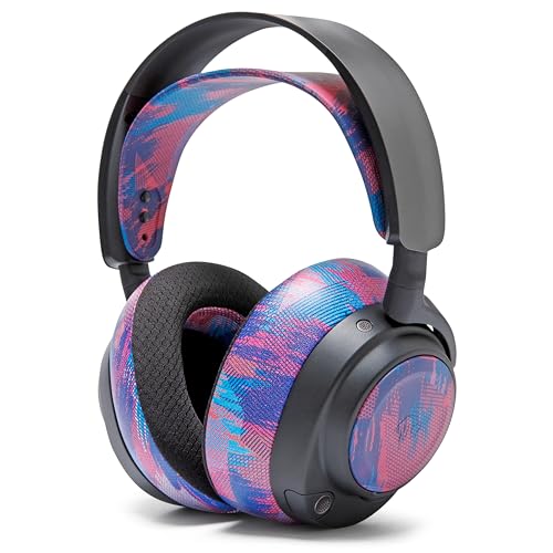 WC Side Plates for Arctis Nova Pro Wireless, Pro Wired & Nova Elite | Made by Wicked Cushions | Also fits Nova Pro Omni, 7, 7X & 7P | Speed Racer - color: Speed Racer