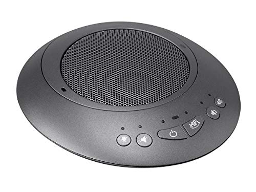 Workstream by Monoprice Wireless Omni Directional USB Conference Room Mic and Speaker, 360 Degree with Noise and Echo Cancellation