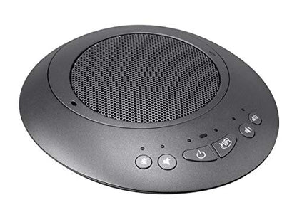 Workstream by Monoprice Wireless Omni Directional USB Conference Room Mic and Speaker, 360 Degree with Noise and Echo Cancellation