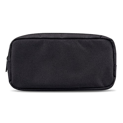 Universal Electronics/Accessories Soft Carrying Case Bag, Durable & Light-weight,Suitable for Out-going, Business, Travel and Cosmetics Kit (Big-Black) - color: Big-Black
