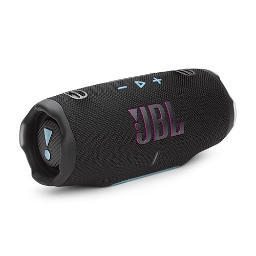 JBL Charge 6 - Portable Waterproof & Drop-Proof Bluetooth Speaker, Bold JBL Pro Sound & AI Sound Boost, 28Hrs Playtime Blk (Renewed) - color: Black/Teal