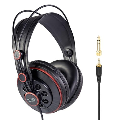 Superlux HD681 Wired Semi-Open Studio Monitor Headphones, 50mm Drivers, 32Ω - size: HD681