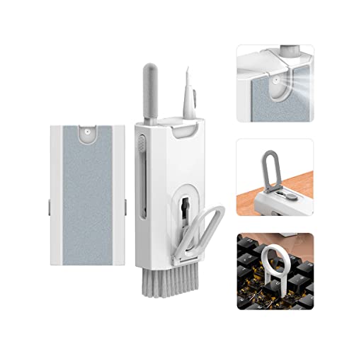 8 in 1 Electronic Cleaner Kit, Multi-Function Keyboard Cleaning Tools for Airpods Laptop iPhone Headphone Earbuds, Tech Cleaning Kit for Cell Phone USB c Charger Port MacBook pro Computer